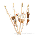 New design pole interactive cat teaser with feather